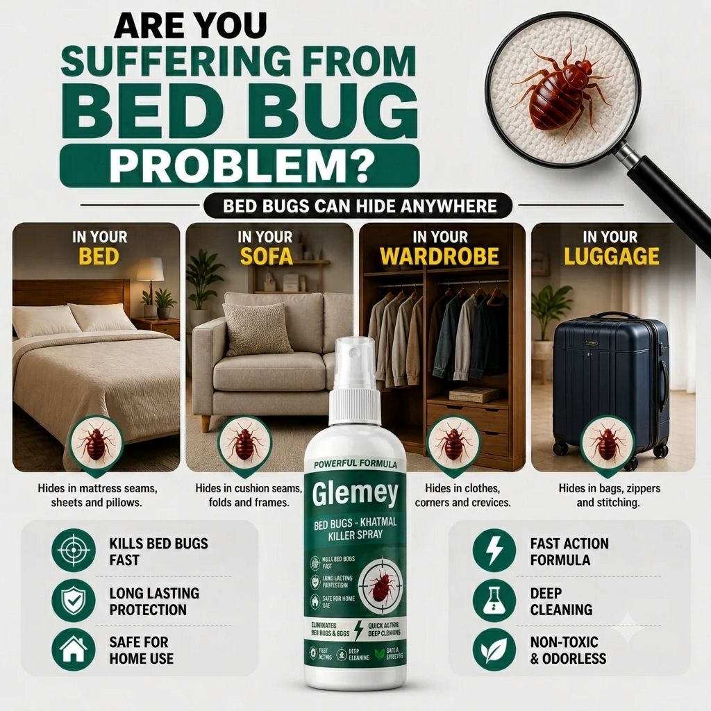 Bed Bugs (Khatmal) Killer Spray (BUY 1 GET 2 FREE)