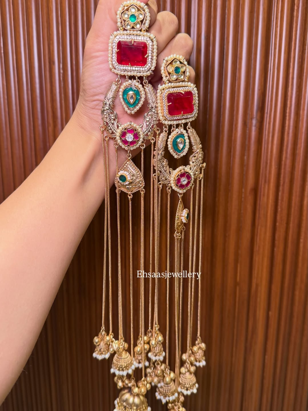 kashmiri earrings.