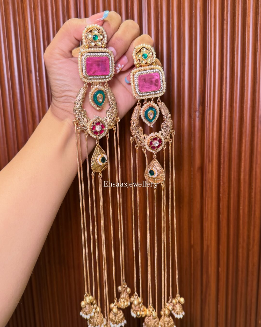 kashmiri earrings.