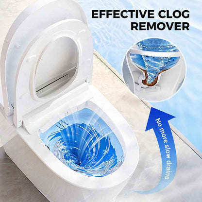 Pipe-Clearing Foaming Powder – Fast-Acting Drain Unclogger & Deodorizer - Pack of 4