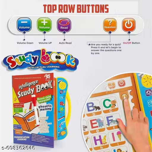 Earendelkids Intelligence Book Sound Book, make learning interactive
