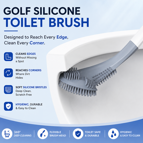 Ultimate Toilet Cleaning Golf Brush © ( BUY 1 GET 1 FREE )