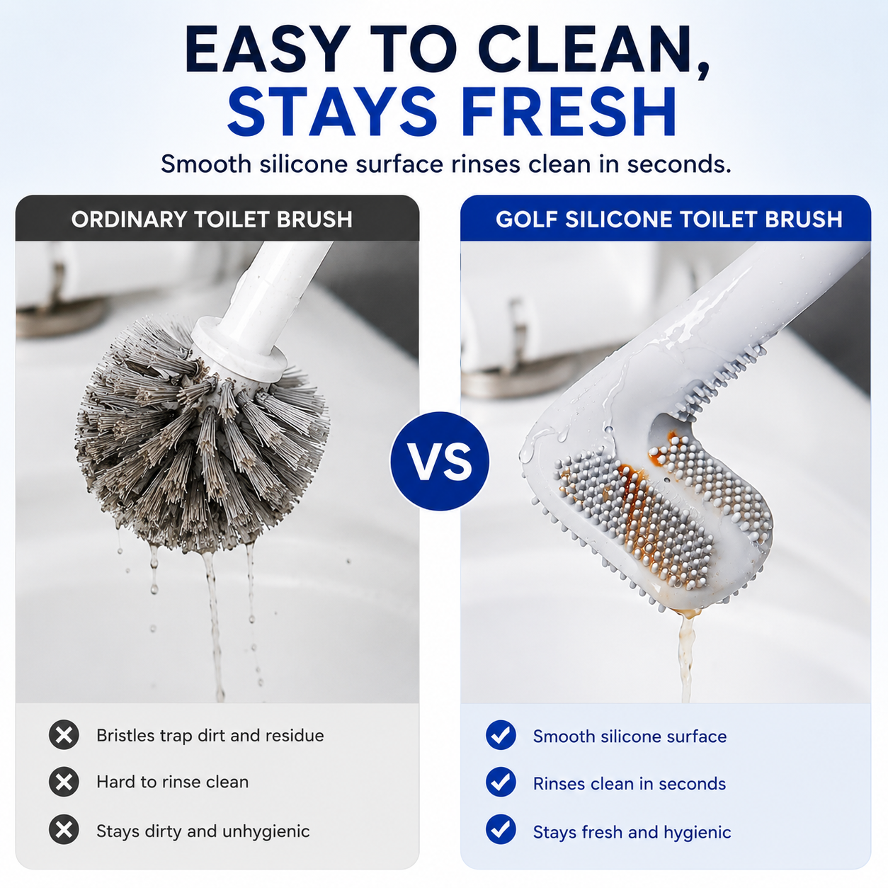 Ultimate Toilet Cleaning Golf Brush © ( BUY 1 GET 1 FREE )