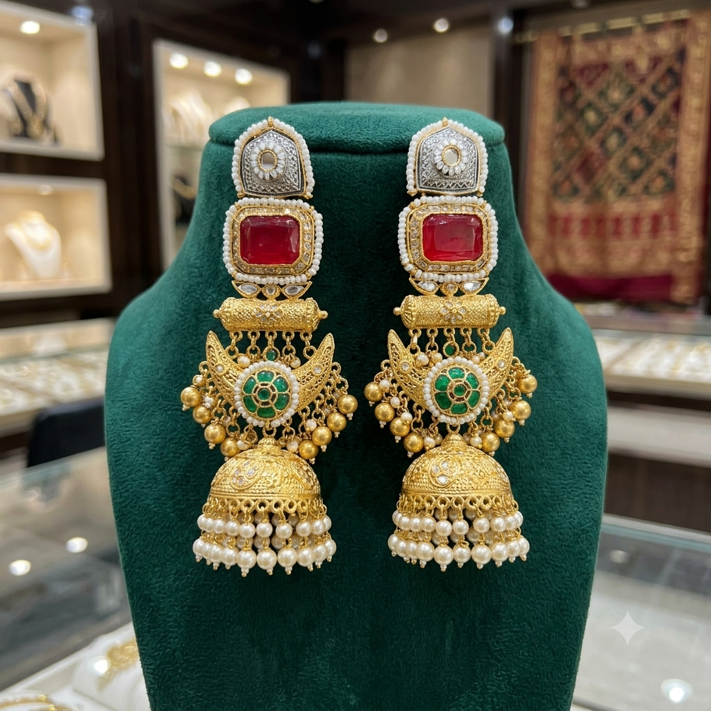 kashmiri earrings*.