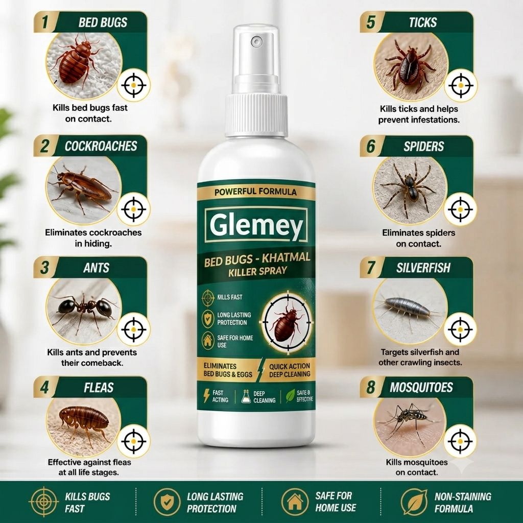 Bed Bugs (Khatmal) Killer Spray (BUY 1 GET 2 FREE)