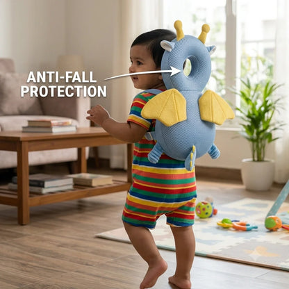 ToddlerGuard™ - Head Protector Backpack | Adjustable Strap | Washable Cushion