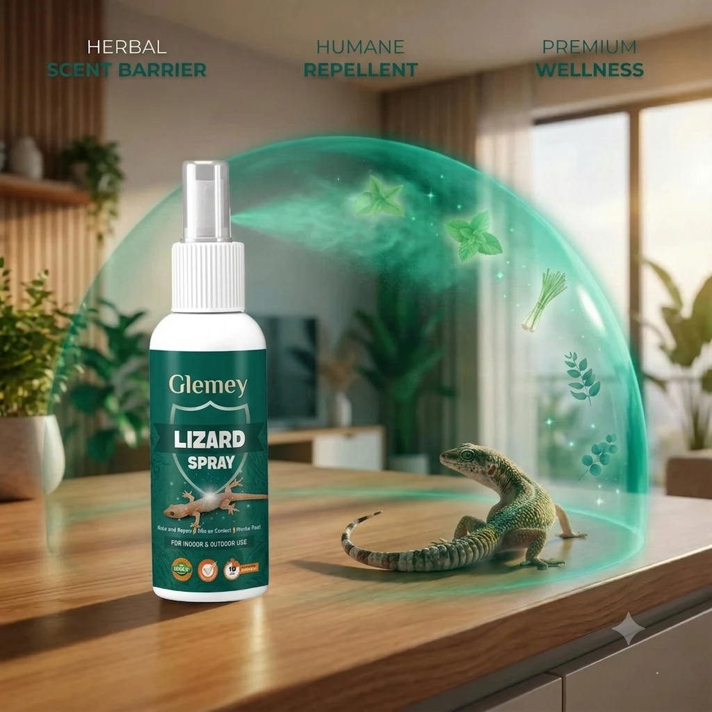 Lizard Repellent Spray for Home & Kitchen | Herbal & Natural Formula | Safe for Family