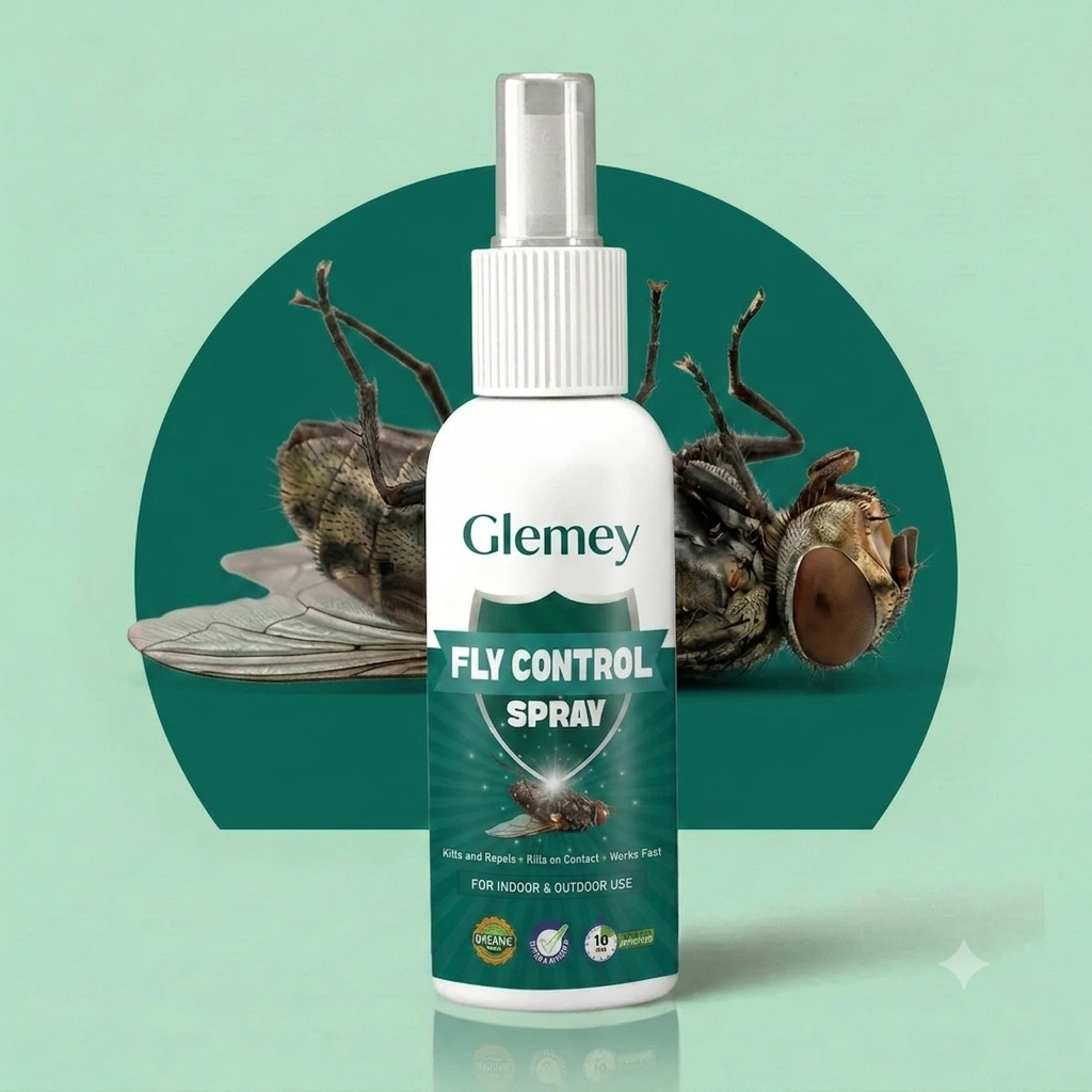 Fly Repellent Spray for Kitchen & Home | Herbal Fly Control Concentrate | Natural & Safe BUY 1 GET 1 FREE
