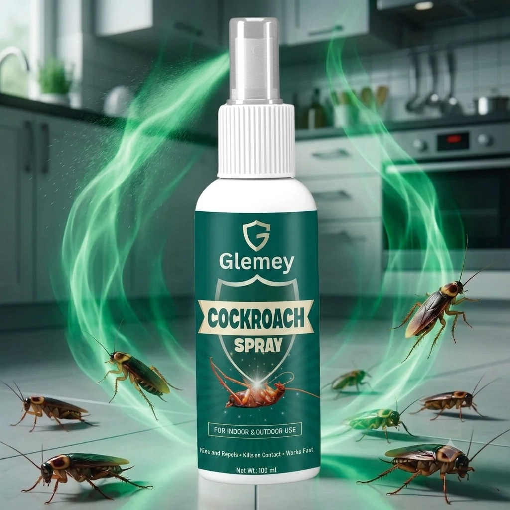 Cockroach Repellent Spray for Kitchen & Home | Herbal Non-Toxic Formula BUY 1 GET 1 FREE