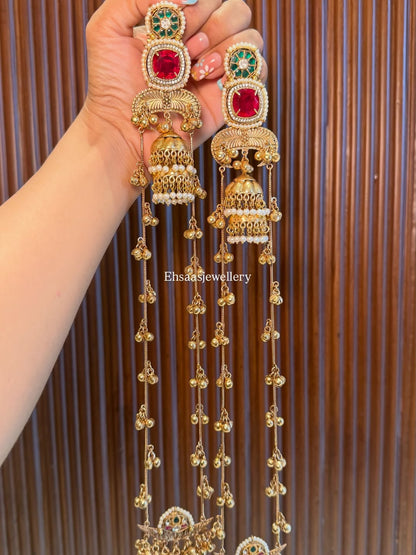 kashmiri earrings.