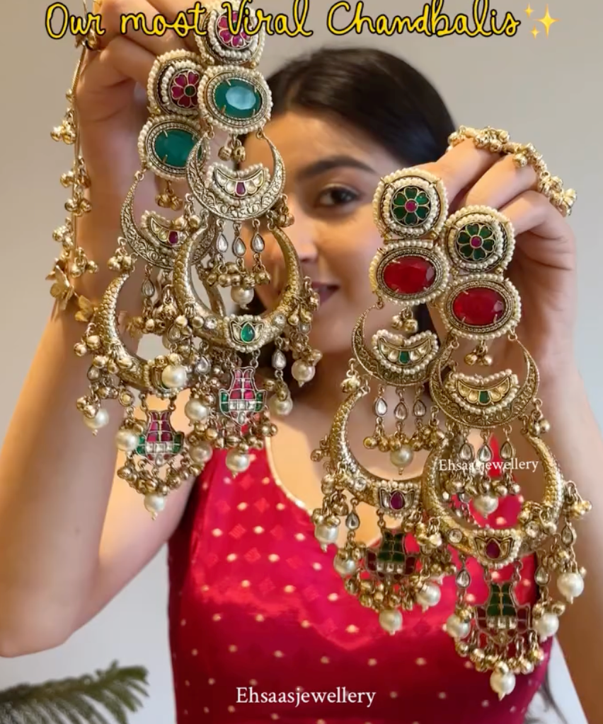 kashmiri earrings,
