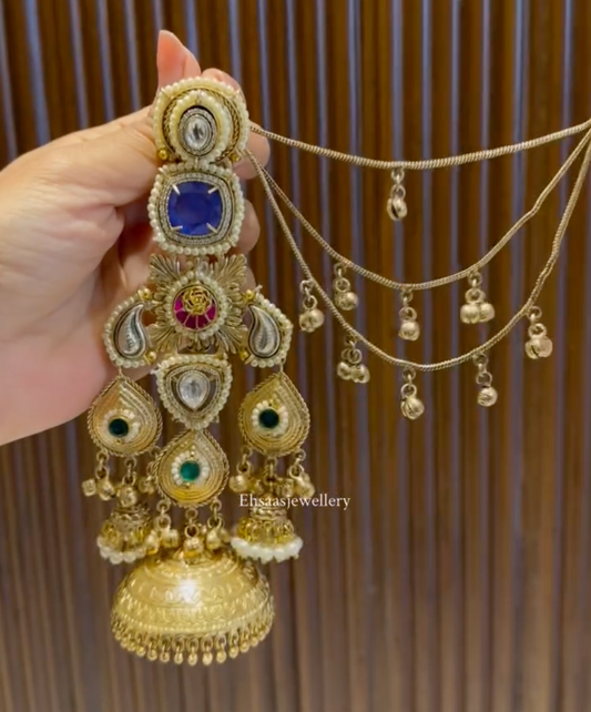 kashmiri earrings.,