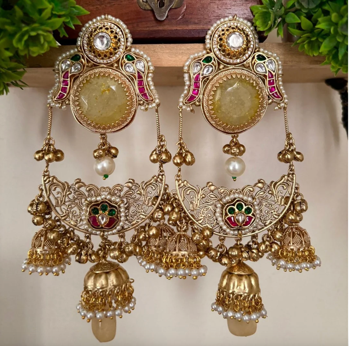 kashmiri earrings,.