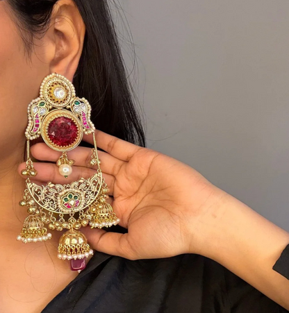 kashmiri earrings,.