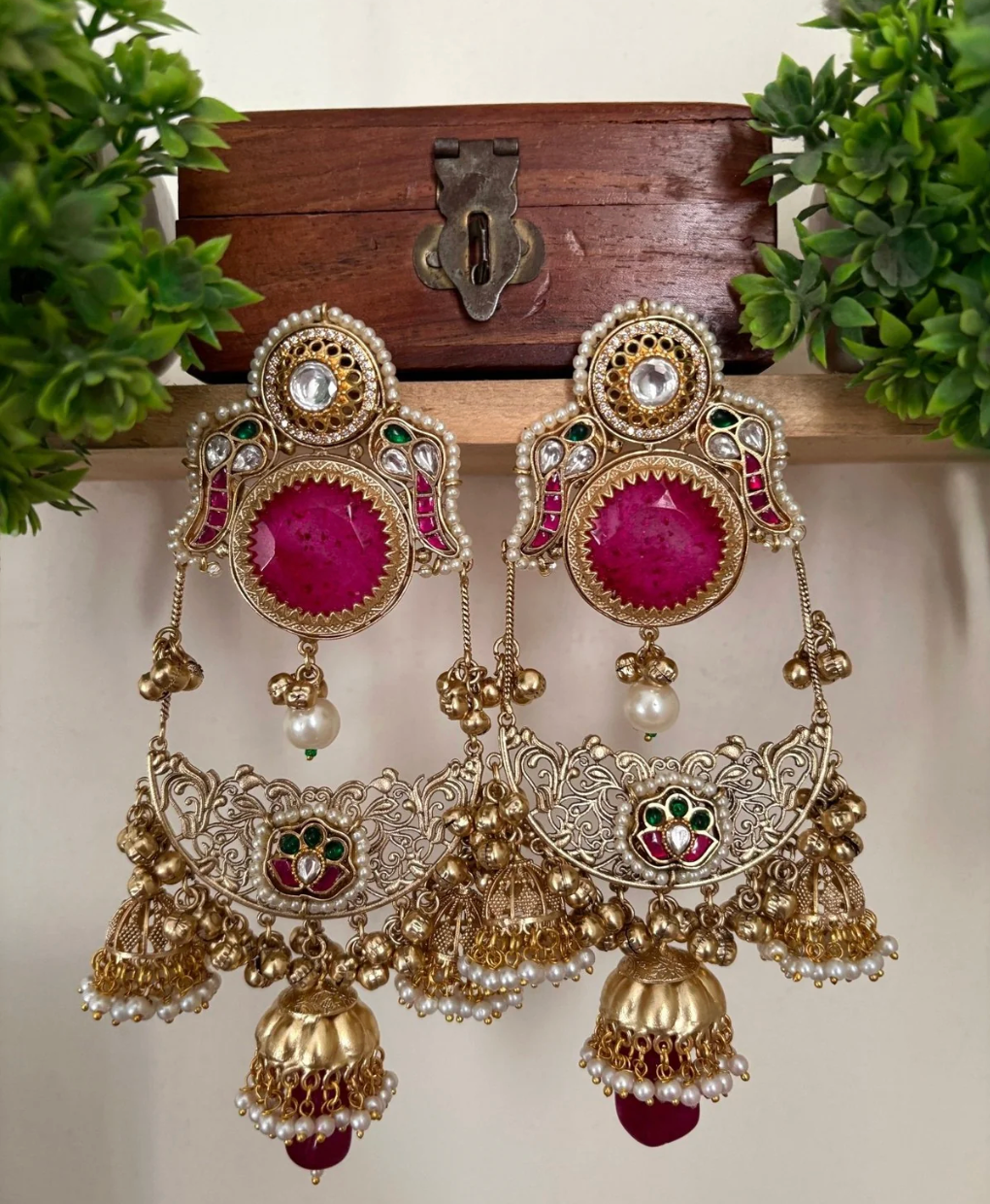 kashmiri earrings,.