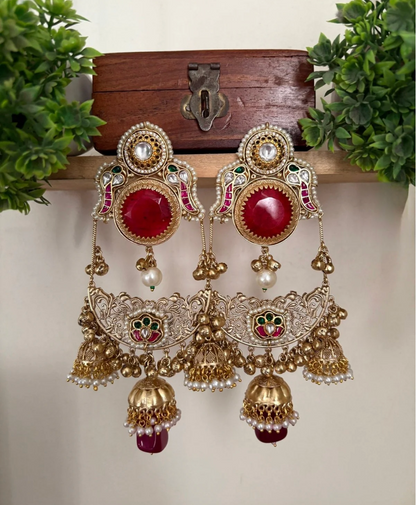 kashmiri earrings,.