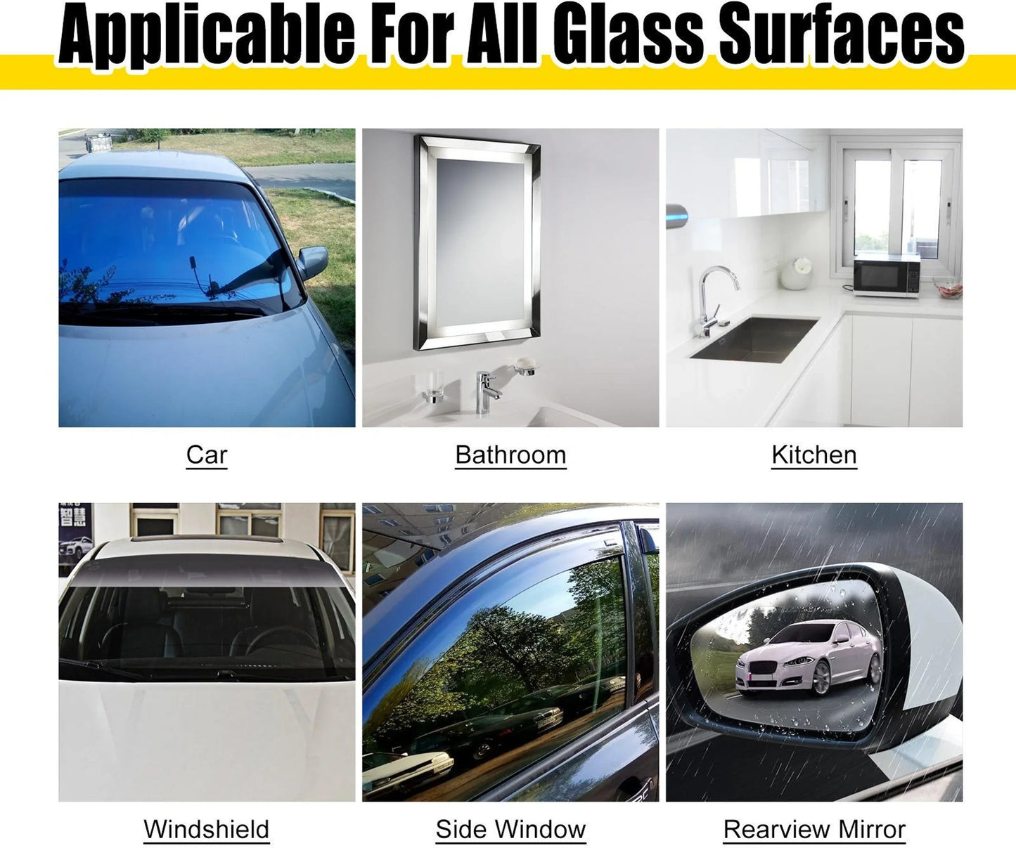 Instant Clear Car Glass Windshield Cleaning Liquid © ( BUY 1 GET 2 FREE )