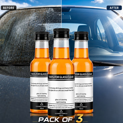 Instant Clear Car Glass Windshield Cleaning Liquid © ( BUY 1 GET 2 FREE )