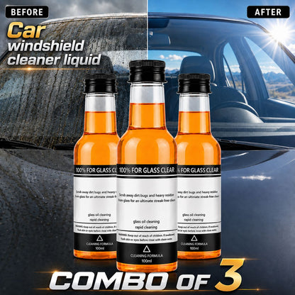 Instant Clear Car Glass Windshield Cleaning Liquid © ( BUY 1 GET 2 FREE )