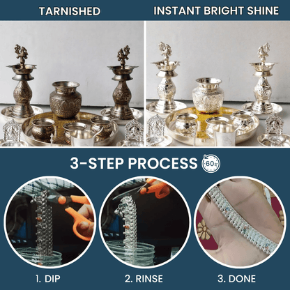 Instant Silver Cleaner  (Buy 1 Get 1 FREE 🔥 Summer Sale )