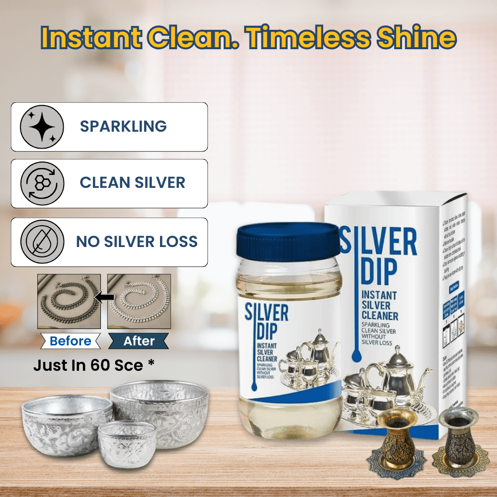 Instant Silver Cleaner  (Buy 1 Get 1 FREE 🔥 Summer Sale )