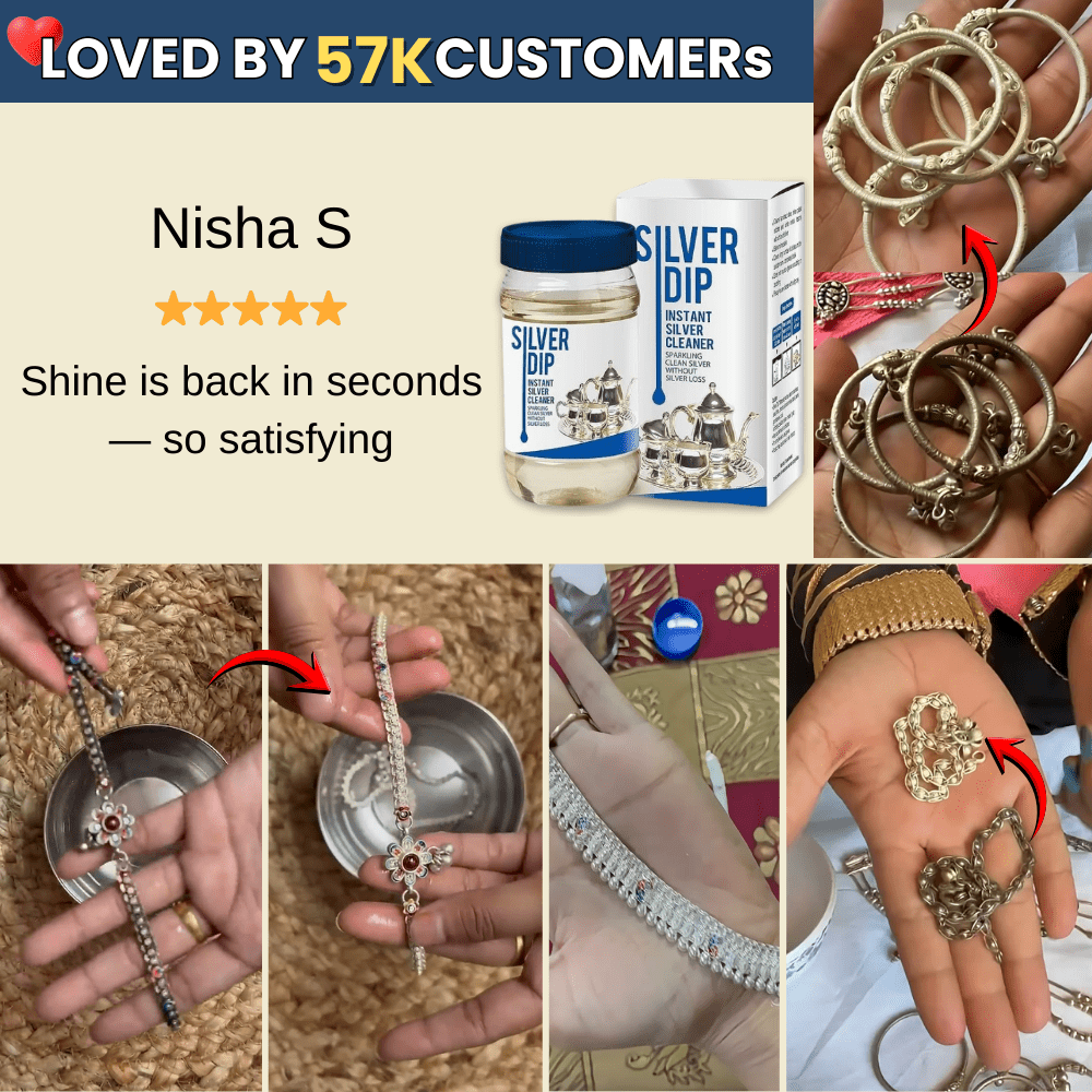 Instant Silver Cleaner  (Buy 1 Get 1 FREE 🔥 Summer Sale )