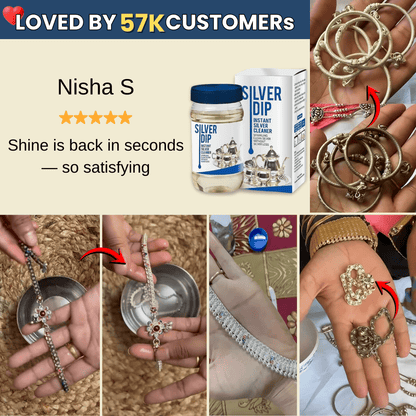 Instant Silver Cleaner  (Buy 1 Get 1 FREE 🔥 Summer Sale )